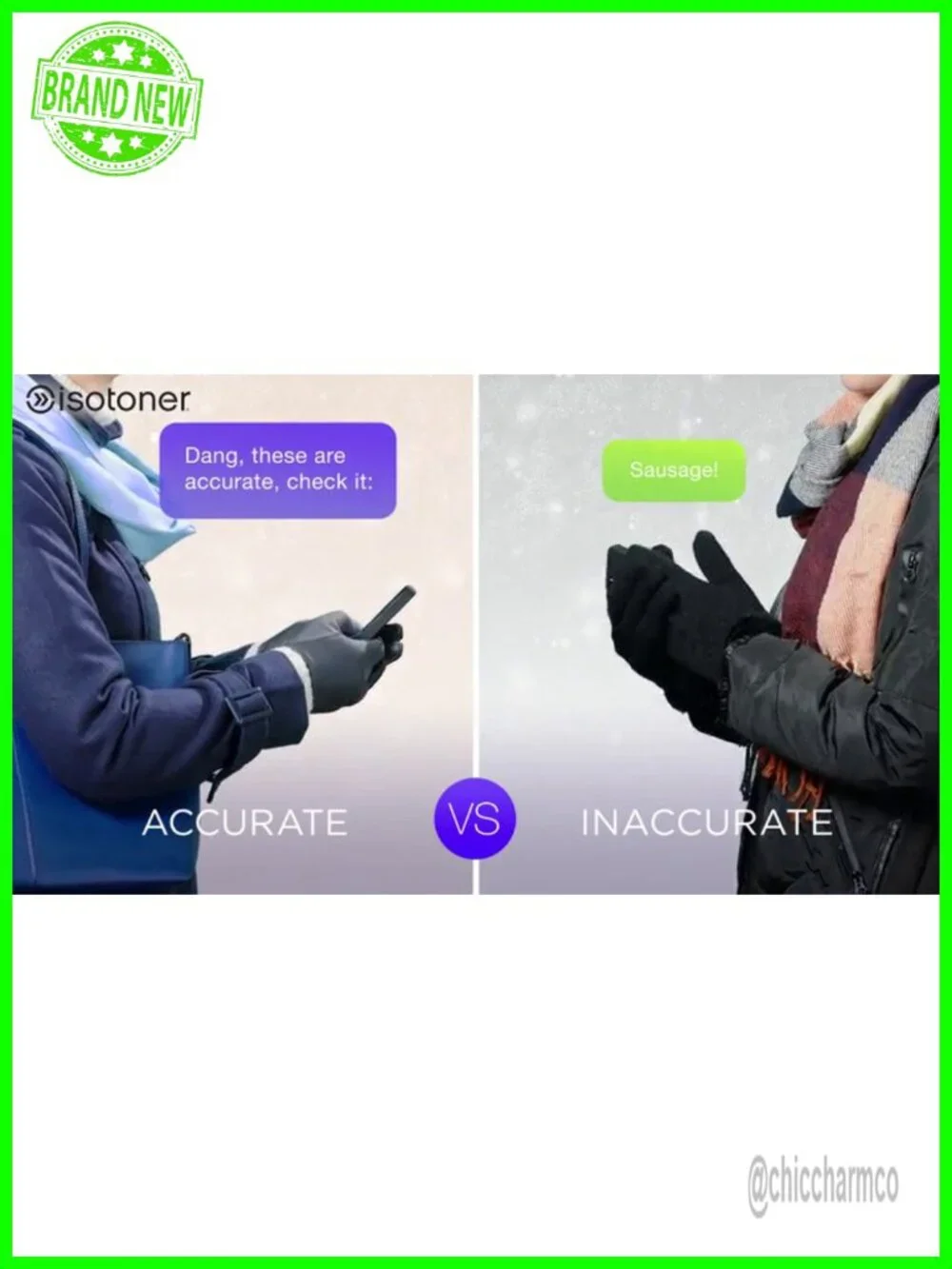 Spandex Touchscreen Cold Weather Gloves Fleece Lining Chevron